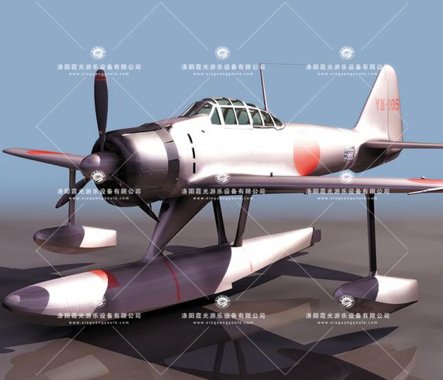 白河3D模型飞机_